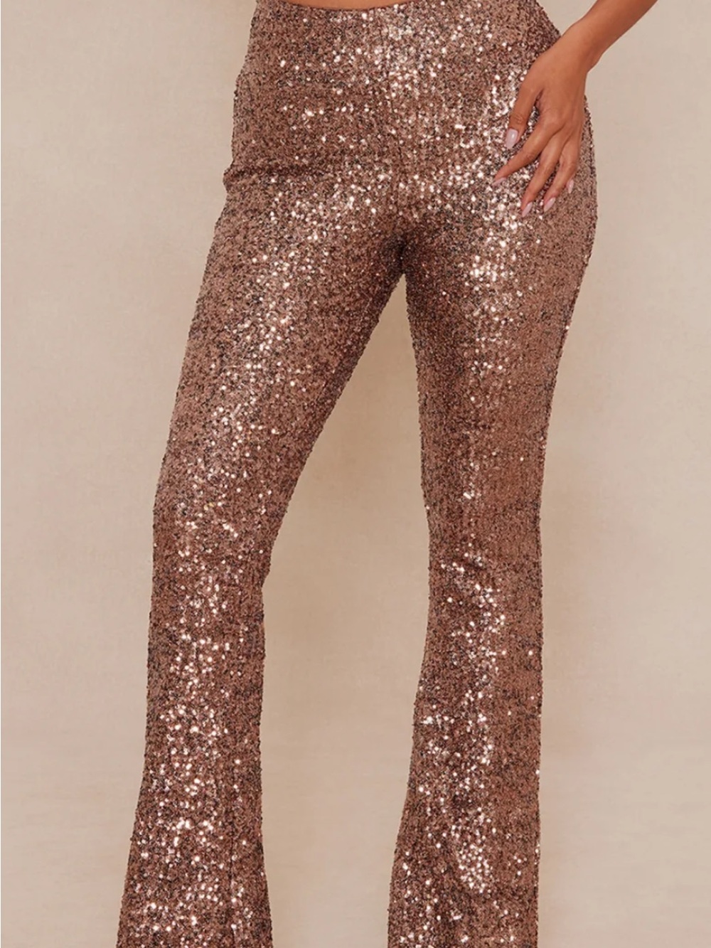 Rose Gold Sequin pants